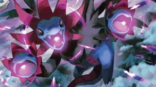 Hydreigon op een Pokémonkaart
