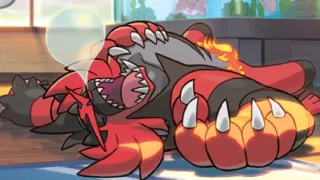 Incineroar op een Pokémonkaart