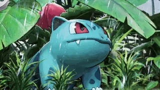 Ivysaur op een Pokémonkaart