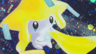 Jirachi zoals afgebeeld op zijn oudste kaart