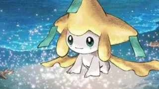 Jirachi zoals afgebeeld op zijn nieuwste kaart