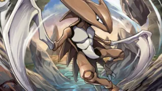 Kabutops op een Pokémonkaart