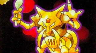 Kadabra zoals afgebeeld op zijn oudste kaart