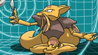 Kadabra op een Pokémonkaart
