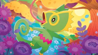 Kecleon zoals afgebeeld op zijn nieuwste kaart