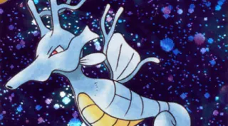 Kingdra zoals afgebeeld op zijn oudste kaart
