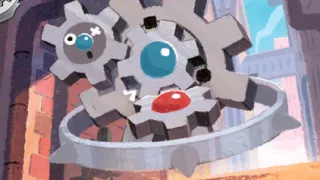 Klinklang op een Pokémonkaart