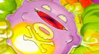 Koffing zoals afgebeeld op zijn oudste kaart