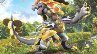 Kommo-o op een Pokémonkaart