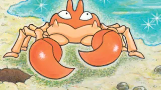 Krabby op een Pokémonkaart