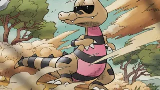 Krokorok op een Pokémonkaart