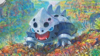 Lairon op een Pokémonkaart