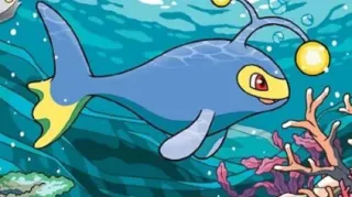 Lanturn op een Pokémonkaart