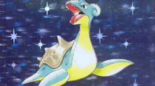 Lapras zoals afgebeeld op zijn oudste kaart