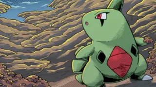 Larvitar op een Pokémonkaart