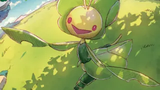 Leavanny op een Pokémonkaart