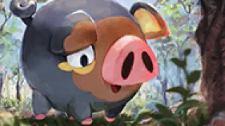 Lechonk zoals afgebeeld op zijn oudste kaart