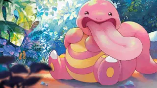 Lickitung op een Pokémonkaart