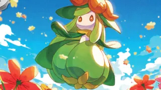 Lilligant op een Pokémonkaart