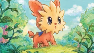 Lillipup op een Pokémonkaart