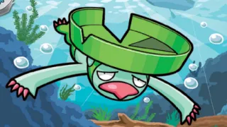 Lombre op een Pokémonkaart
