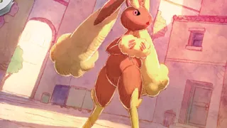 Lopunny op een Pokémonkaart