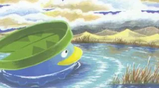 Lotad zoals afgebeeld op zijn oudste kaart