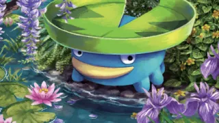 Lotad op een Pokémonkaart