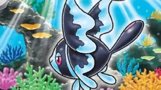 Lumineon op een Pokémonkaart