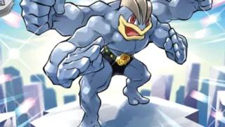 Machamp op een Pokémonkaart