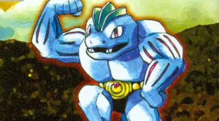 Machoke zoals afgebeeld op zijn oudste kaart