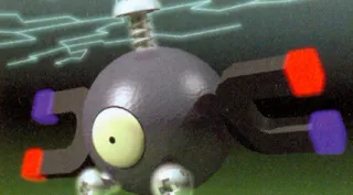 Magnemite zoals afgebeeld op zijn oudste kaart