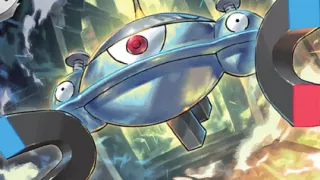 Magnezone op een Pokémonkaart
