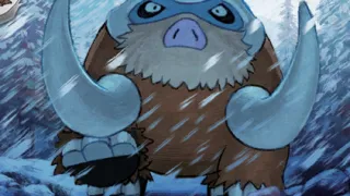 Mamoswine op een Pokémonkaart