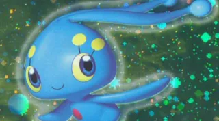 Manaphy zoals afgebeeld op zijn oudste kaart