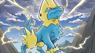 Manectric op een Pokémonkaart