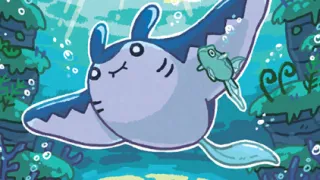 Mantine op een Pokémonkaart