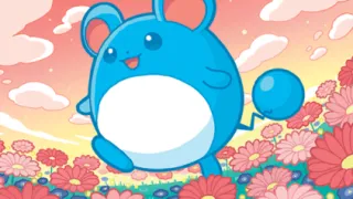 Marill op een Pokémonkaart