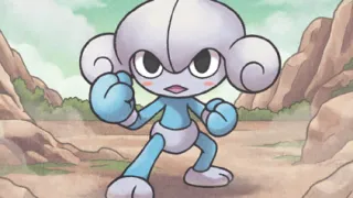 Meditite op een Pokémonkaart