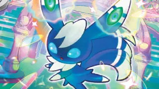 Meowstic op een Pokémonkaart