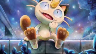 Meowth op een Pokémonkaart