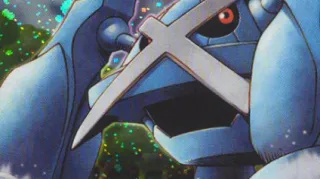 Metagross zoals afgebeeld op zijn oudste kaart