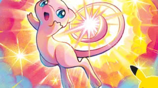 Mew zoals afgebeeld op zijn nieuwste kaart
