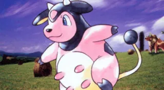 Miltank zoals afgebeeld op zijn oudste kaart