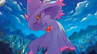 Mismagius op een Pokémonkaart