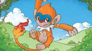 Monferno op een Pokémonkaart