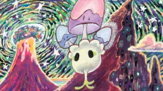 Morelull op een Pokémonkaart