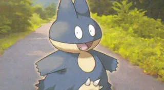 Munchlax zoals afgebeeld op zijn oudste kaart
