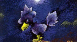 Murkrow zoals afgebeeld op zijn oudste kaart