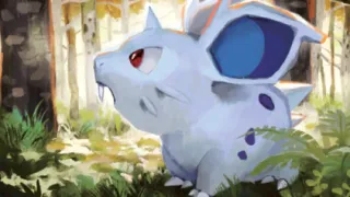 Nidoran♀ op een Pokémonkaart